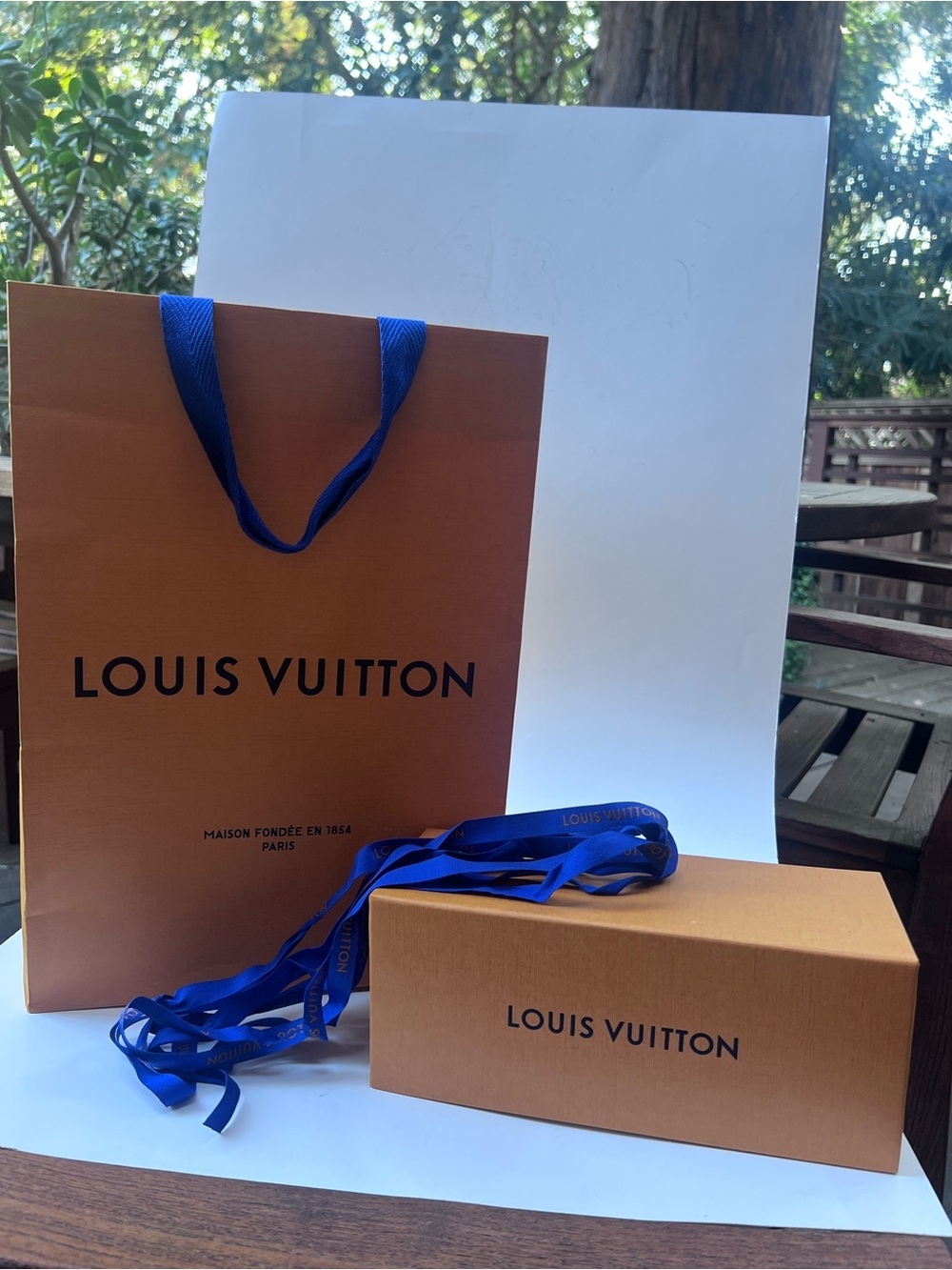 Louis Vuitton Symphony Perfume - some perfume left - Box and Bag w/two Ribbons